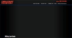 Desktop Screenshot of militarylawcenter.com
